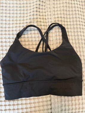 lululemon athletica Black Strappy Low-Impact Sports Bra